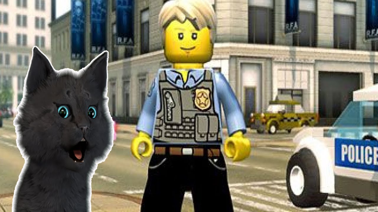 СУПЕР КОТ В ГТА ДЛЯ ДЕТЕЙ ЛЕГО СИТИ 🐱  Lego City Undercover 🐱 ЧЕЙЗ ПОПАЛ В ТЮРЬМУ НА ОСТРОВЕ