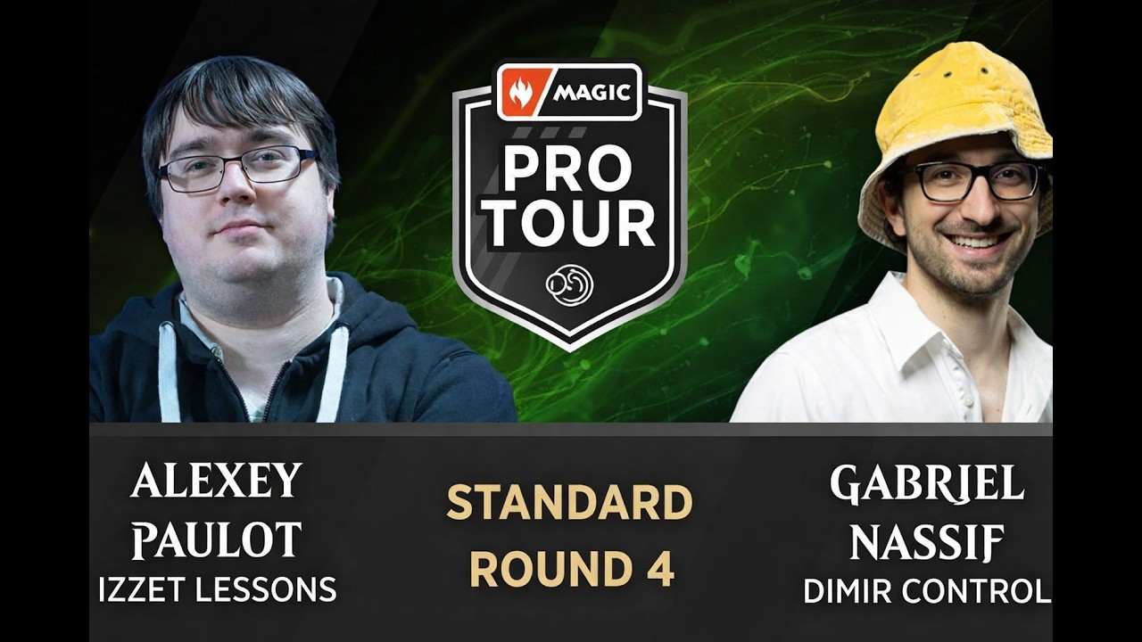 Gabriel Nassif vs Alexey Paulot | ROUND 4 | STANDARD | Dimir Control vs Izzet Lessons | #ptecl