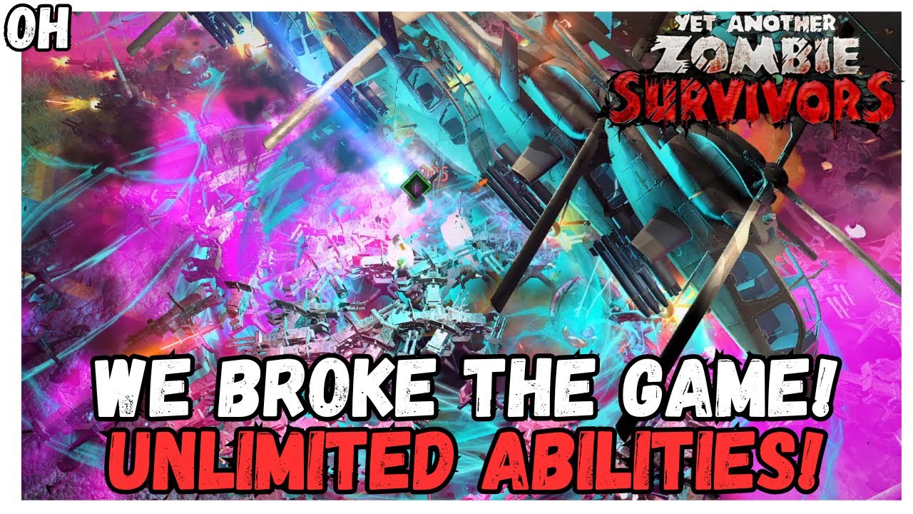 ABSOLUTLEY BROKEN Unlimited Abilities Build! Yet Another Zombie Survivors!