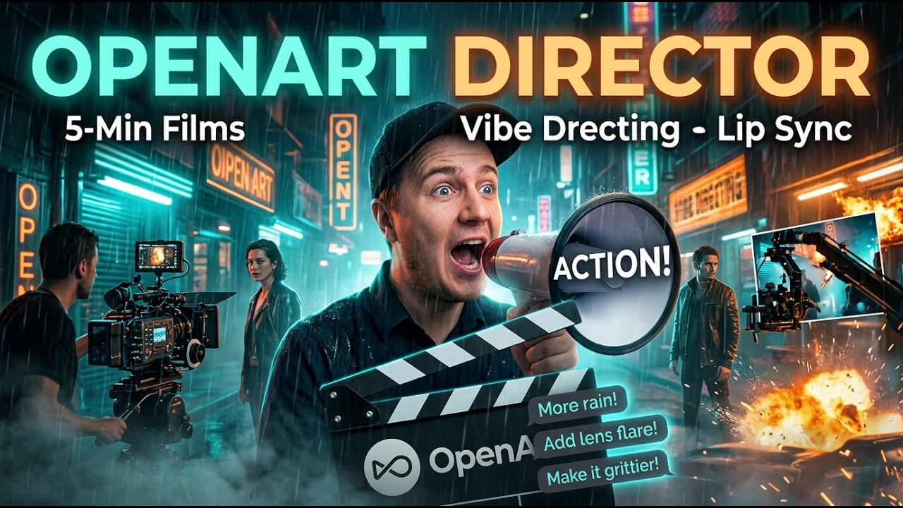 OpenArt Director &ndash; Multi-Minute AI Films with Chat-Based Vibe Directing