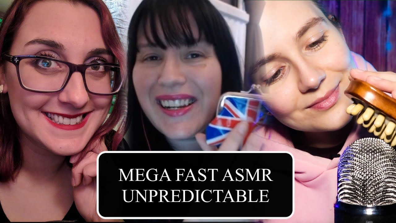 ASMR FAST & INSANELY UNPREDICTABLE TRIGGERS (With MinxLaura123 & FastASMR)
