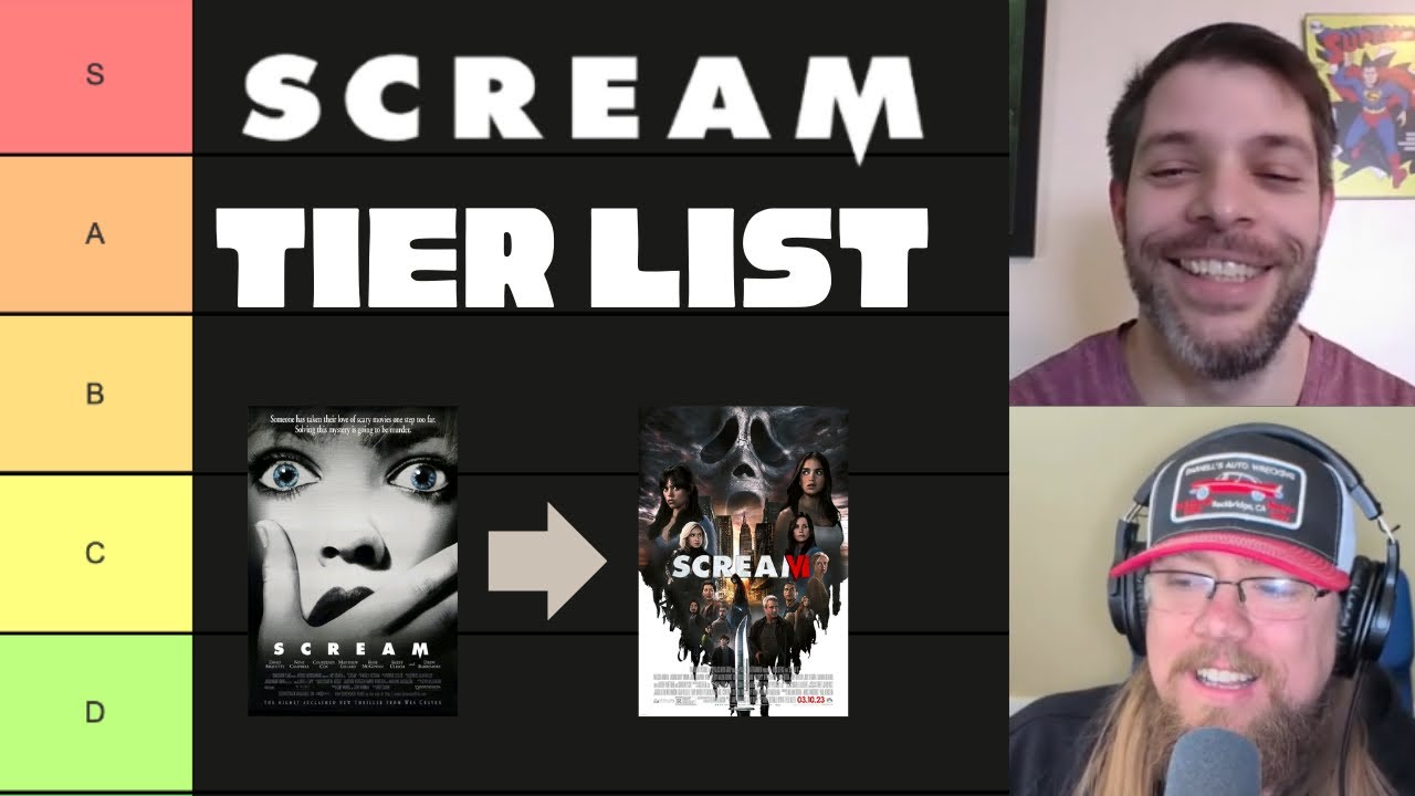 Scream Movie Tier List 