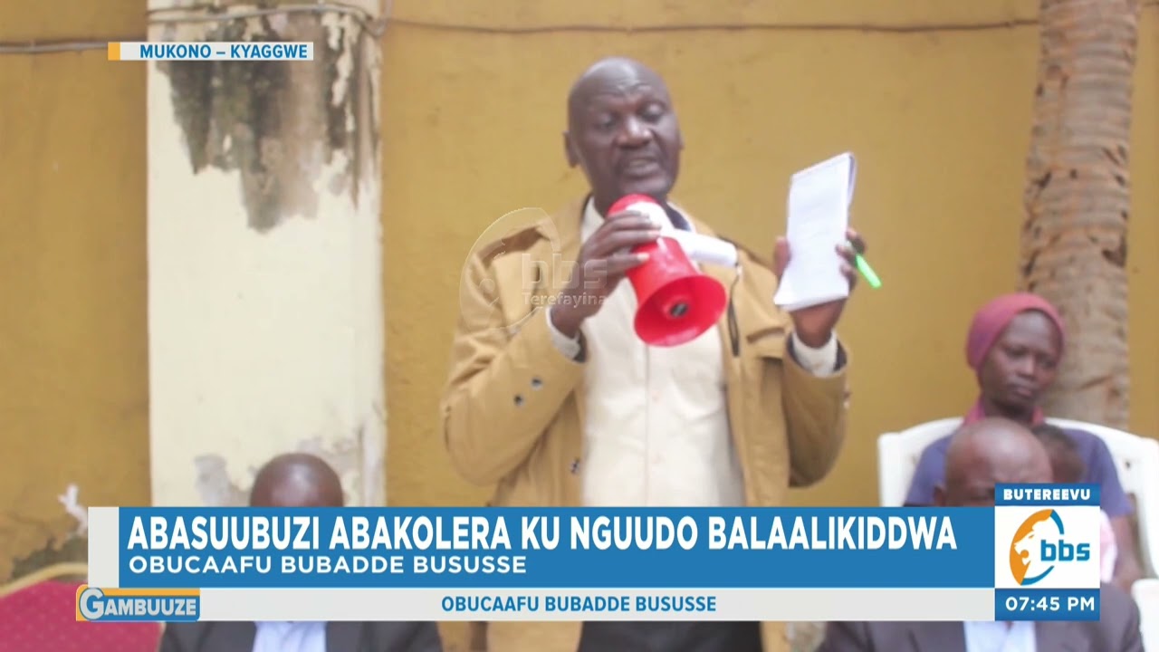 Abasuubuzi Abakolera ku Nguudo e Mukono Balabuddwa, Essaawa Yonna Bagenda Kugobwa