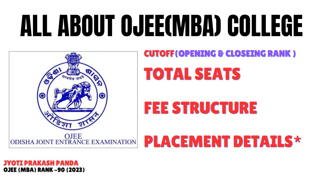 OJEE MBA Counselling 2025 Guide | Best Colleges, Fees, Cutoff & Placement Details | #ojee #mba