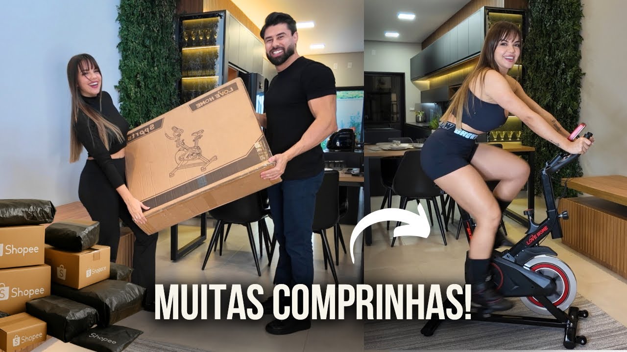 ACHADOS DA SHOPEE PARA CASA - Comprei uma bike 😍