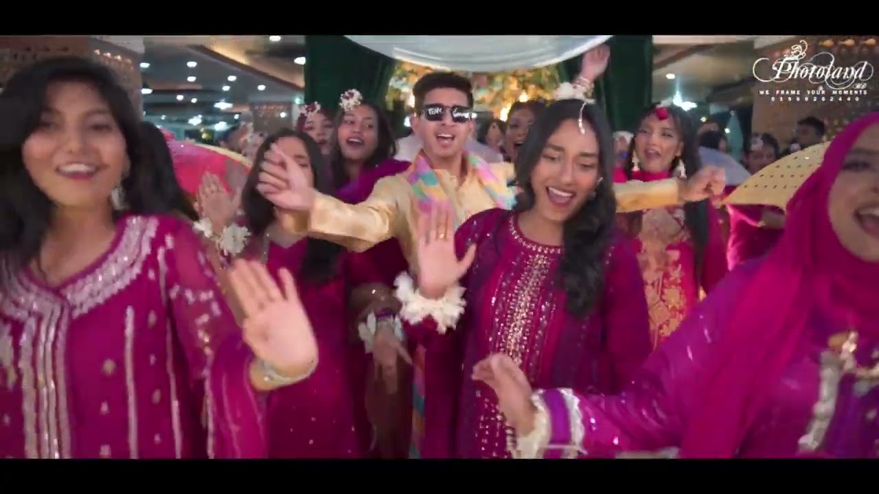 Zishan & Sumaia's Holud night full video || Photoland BD