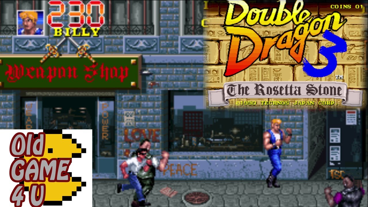 Double Dragon 3 - The Rosetta Stone 1cc nomiss  雙截龍3 더블드래곤3 로제타스톤