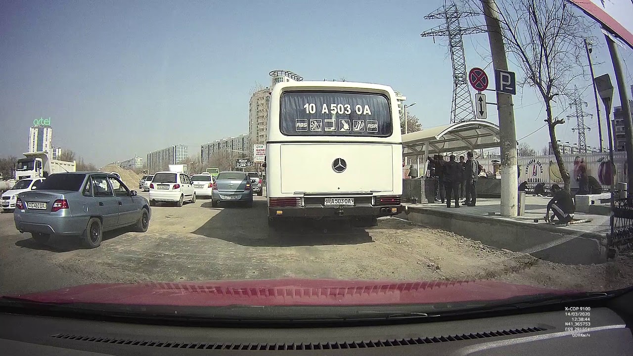 Neoline 2020.03.14 Tashkent traffic jams subway construction