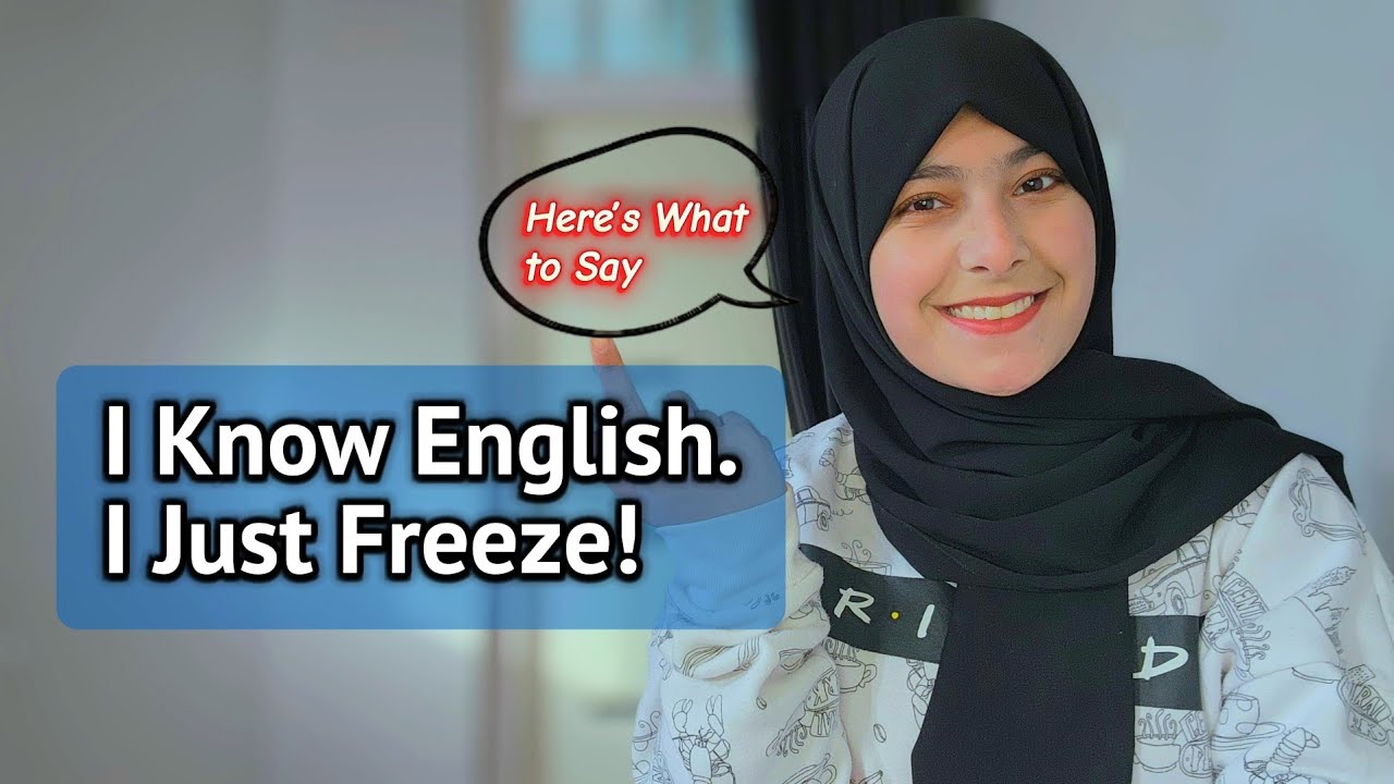 What to Say When You Freeze in English Conversations (Real Examples)