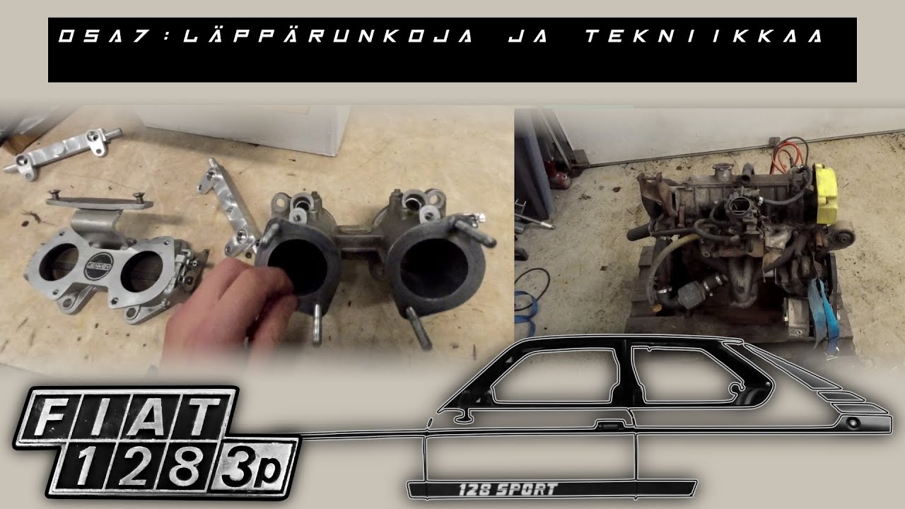FIAT 128 3P | OSA 7 : LÄPPÄRUNKOJA | AUTOPROJEKTI