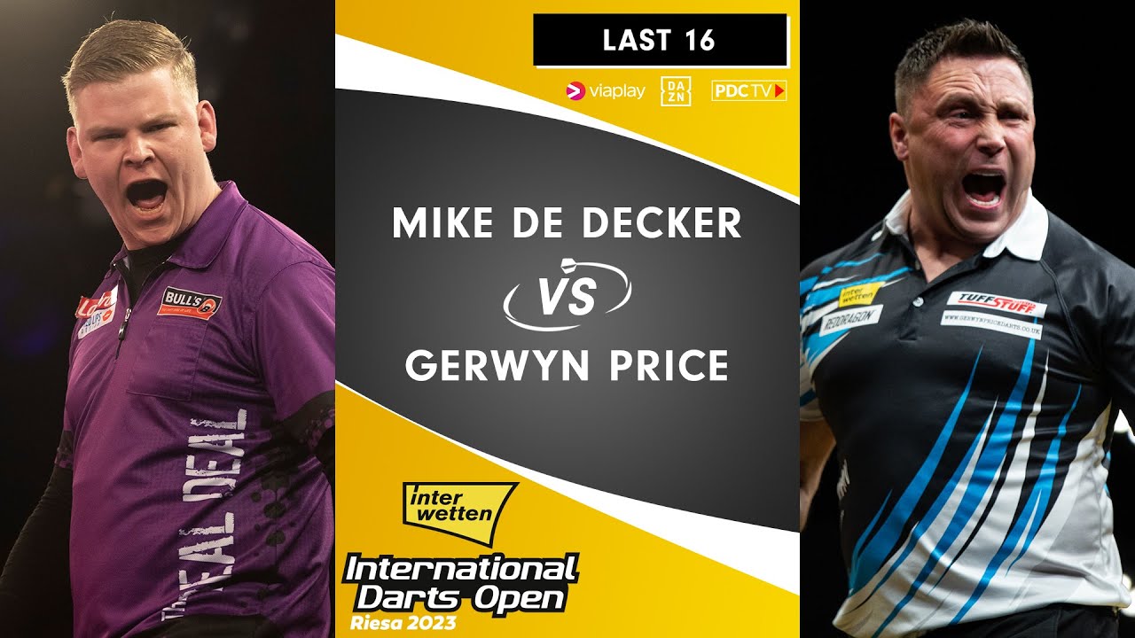 180s GALORE! | Price v De Decker | Last 16 | 2023 International Darts Open