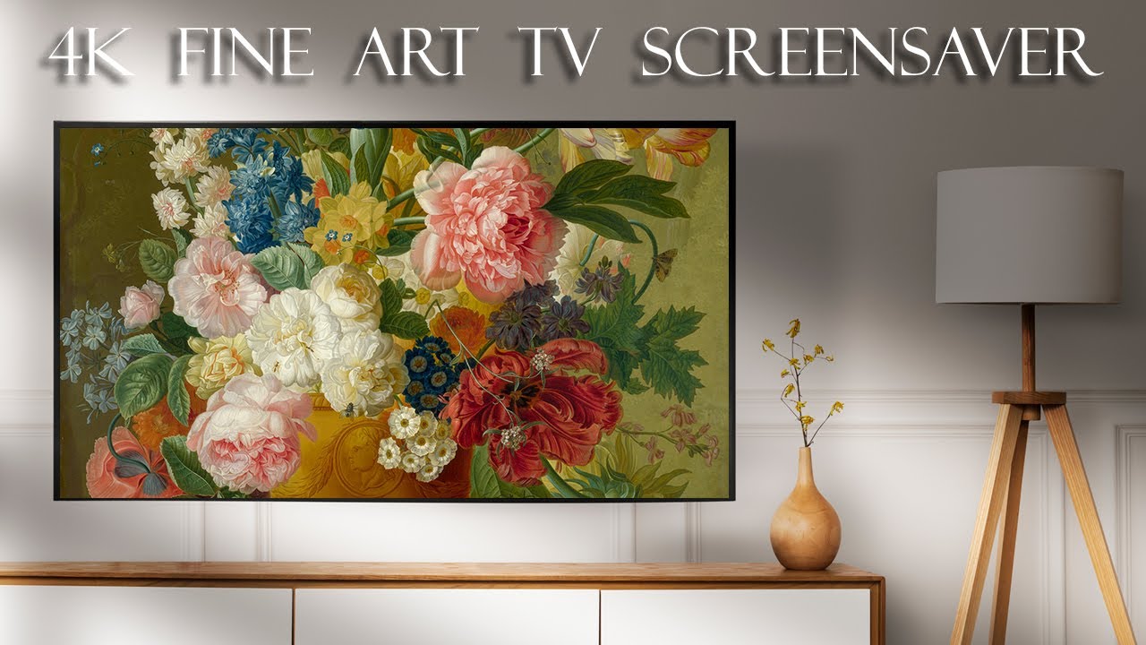 TV Art Screensaver Spring Mothers Day Flowers | Vintage Art TV Background | 4K Fine Art for your TV
