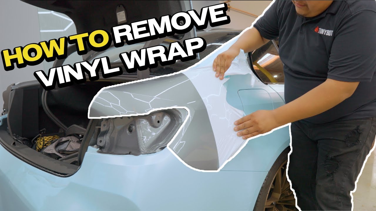 HOW TO PROPERLY REMOVE CAR VINYL WRAP - TINYBOT VINYL