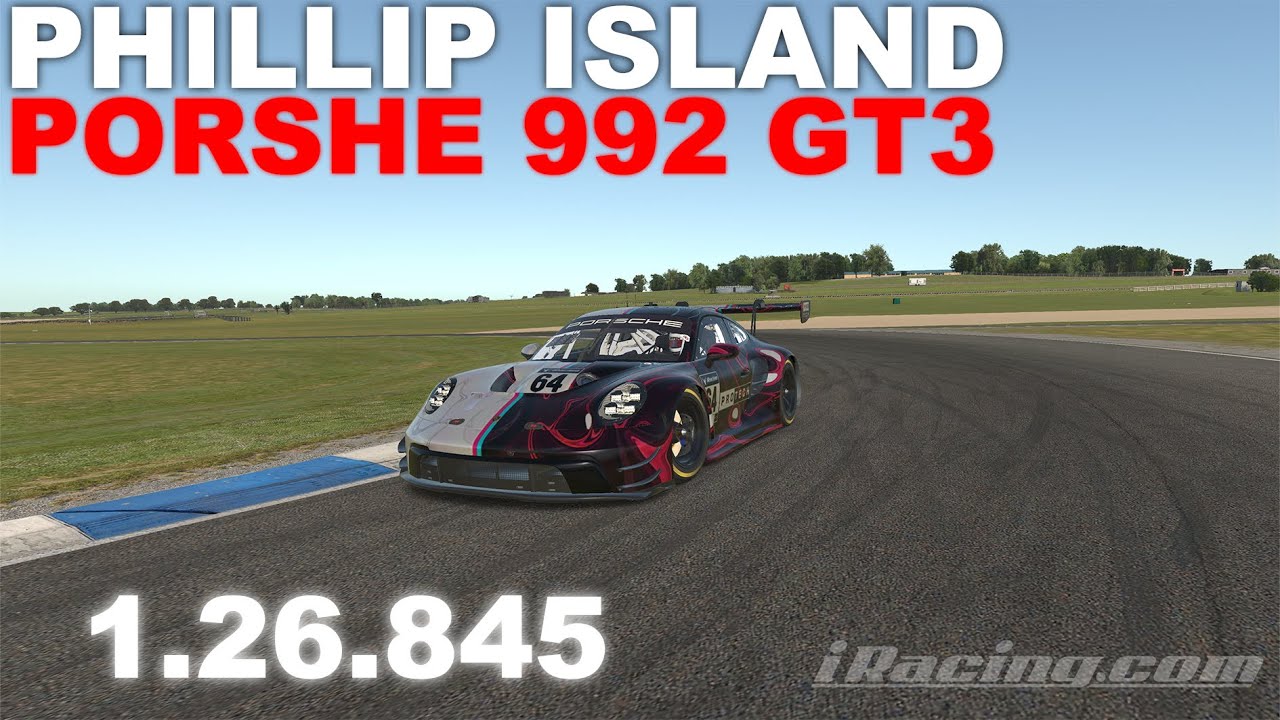 iRacing Porsche 992 GT3 Phillip Island Circuit (FIXED) | Track Guide + Hotlap