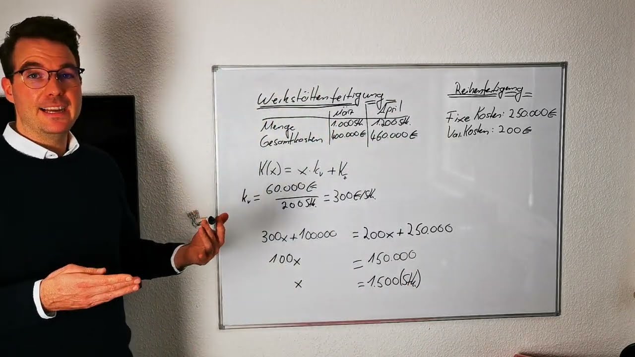 Werkstattfertigung - Reihenfertigung - Fließbandfertigung - Gruppenfertigung - Lernvideo