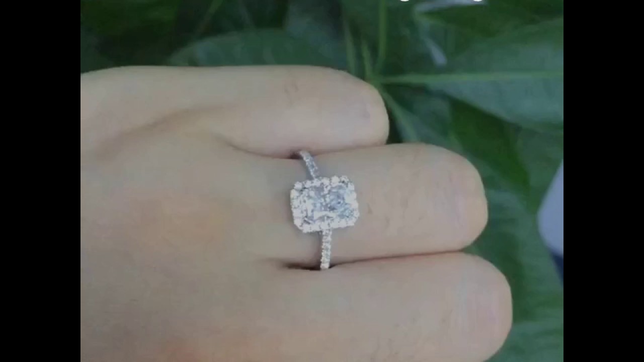 Best Diamond Alternative Engagement Ring Available - Moissanite Gemstone
