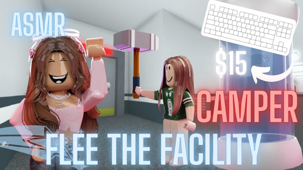 Escaping a CAMPING BEAST with a $15 Keyboard | Flee the Facility ASMR