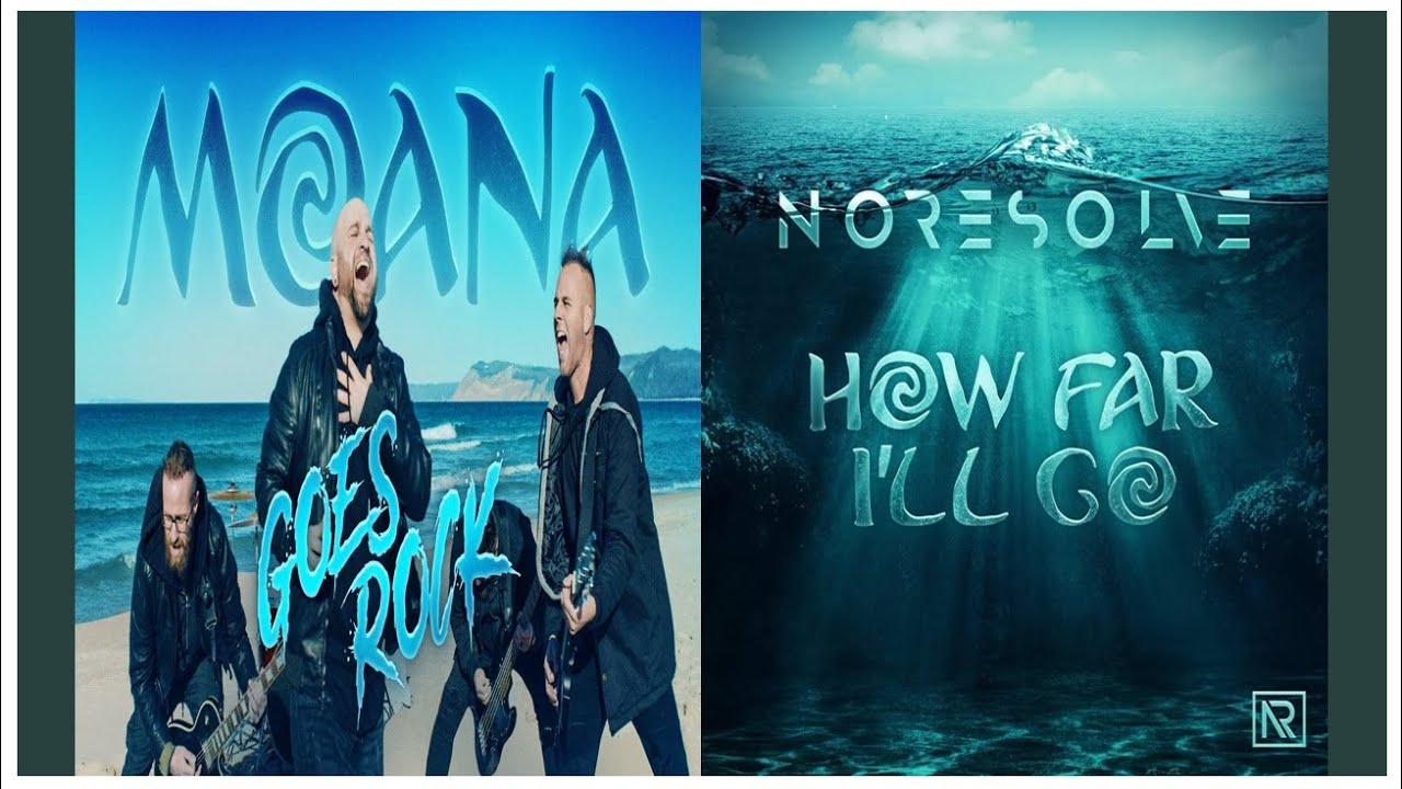 NO RESOLVE - Moana (How Far I'll Go ROCK Cover) (with vocals lead and backing vocals only)