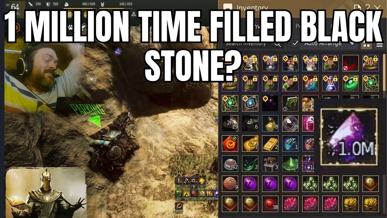 BDO - 1 MILLION TIME FILLED BLACK STONE? | Black Desert Highlights