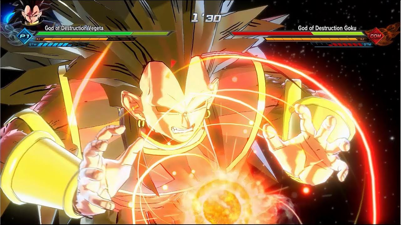 God of Destruction Vegeta VS God of Destruction Goku - Dragon Ball Xenoverse 2 Mods