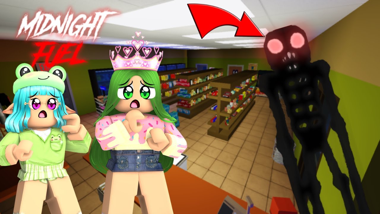TRABAJAMOS EN UNA GASOLINERA A LAS 3AM Y SALE TODO MAL EN ROBLOX karola20
