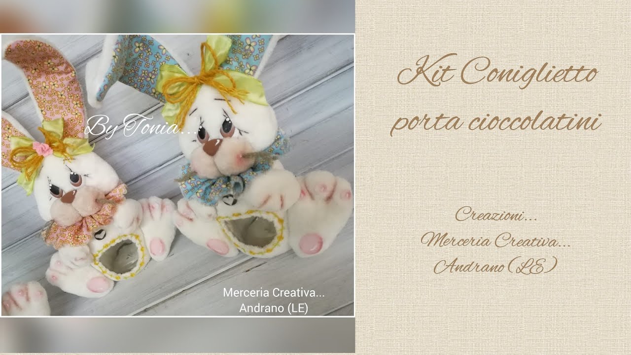 Kit Coniglio porta cioccolatini