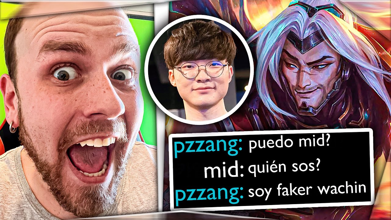 PZZANG FINGE SER FAKER Y ESTO FUE LO QUE PAS&Oacute;... 😨