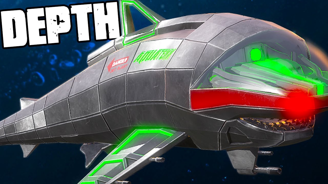 Depth - GOING INVISIBLE WITH ROBO SHARK & KILLING EVERYONE - (Depth Gameplay)