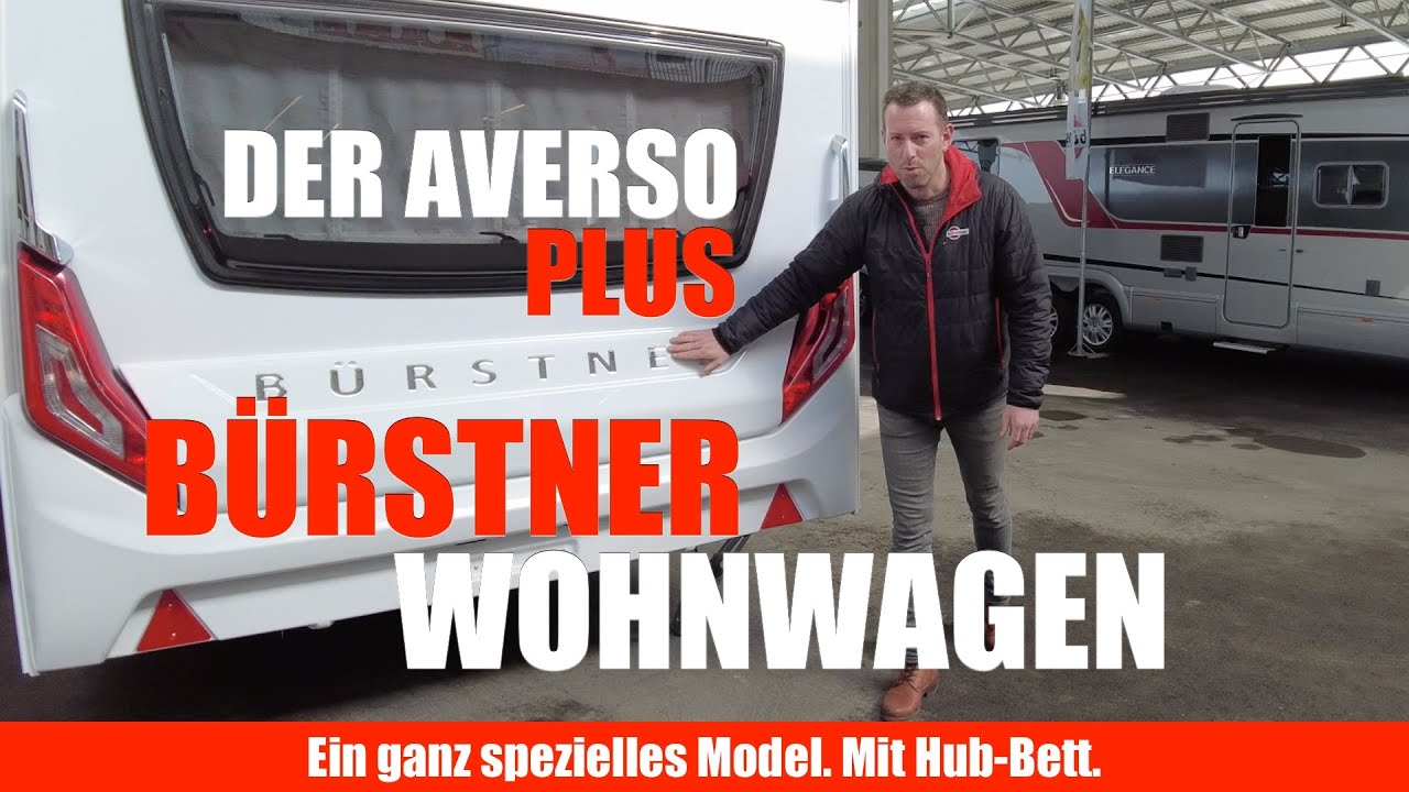 Wohnwagen Hubbett Bürstner Averso Plus 520 TL 2021 Auflastung Rundsitzgruppe. Stehhöhe Stauraum