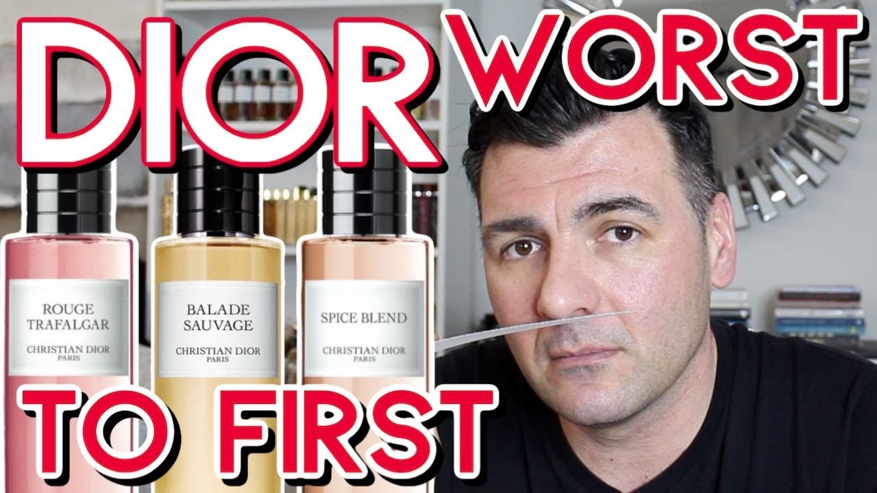 RANKING MAISON CHRISTIAN DIOR PERFUMES