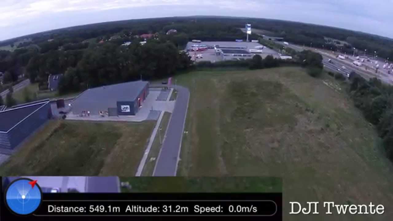 Range Test DJI Phantom 2 Vision Plus met range extender mod