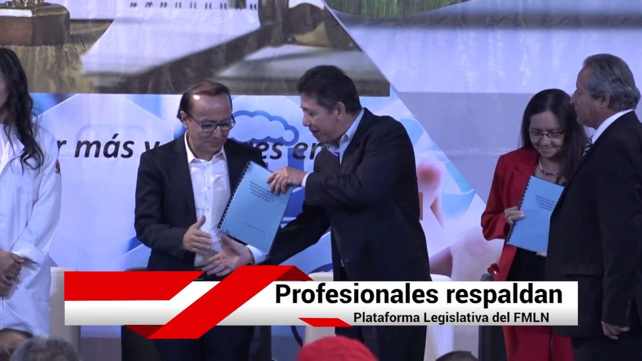 Sector profesional en apoyo a Plataforma Legislativa del FMLN