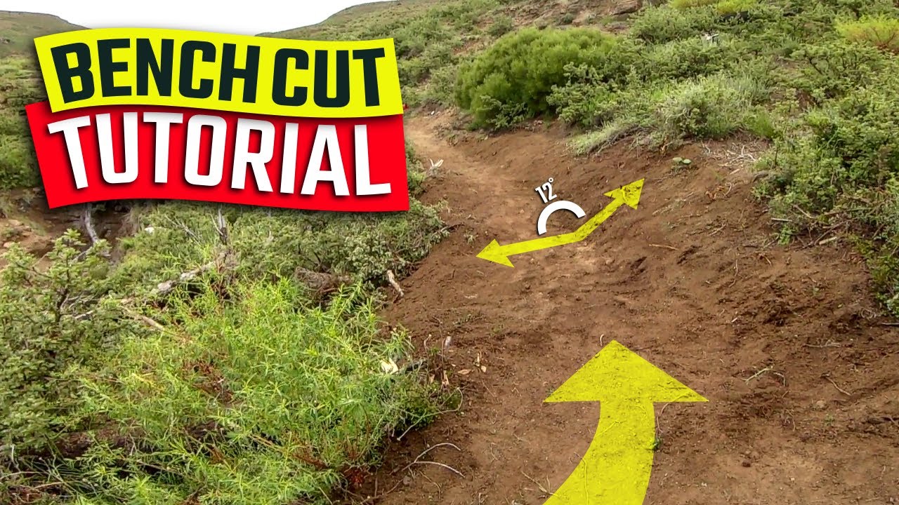 How to build mtb trail // Trail building 101 bench cut