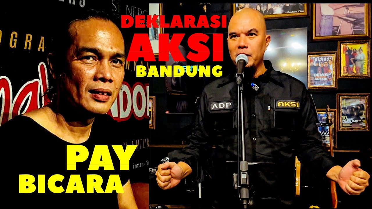 AHMAD DHANI DAN PAY BURMAN BUKA BUKAAN DI DEKLARASI AKSI BANDUNG