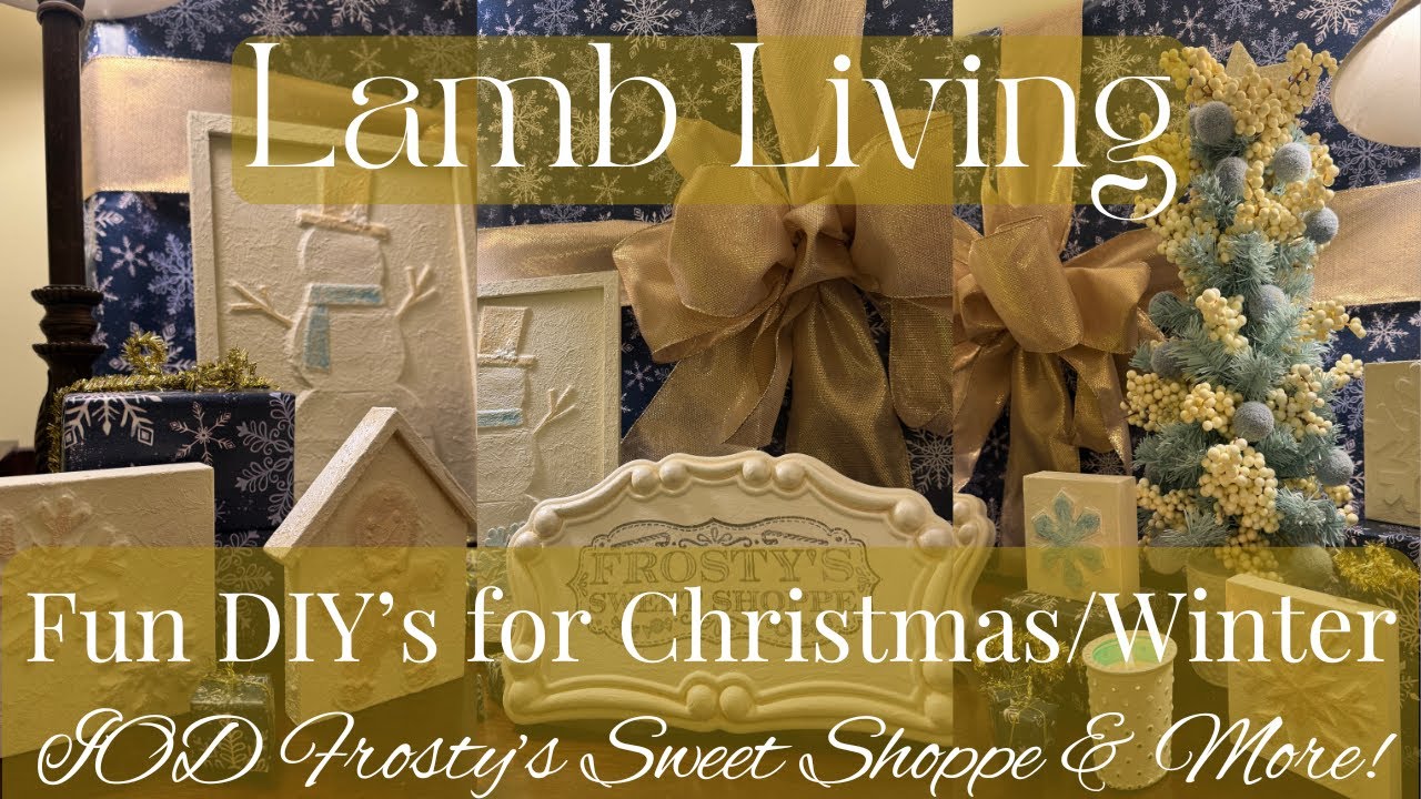 Crafting with Wall Stickers & IOD Frosty’s Sweet Shoppe! Dollar Tree/Big Lots/Dollar General