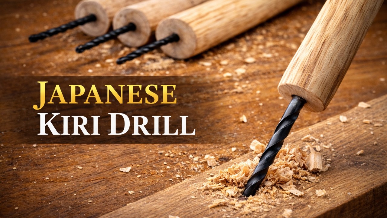 Making Japanese Hand Drill (Kiri)