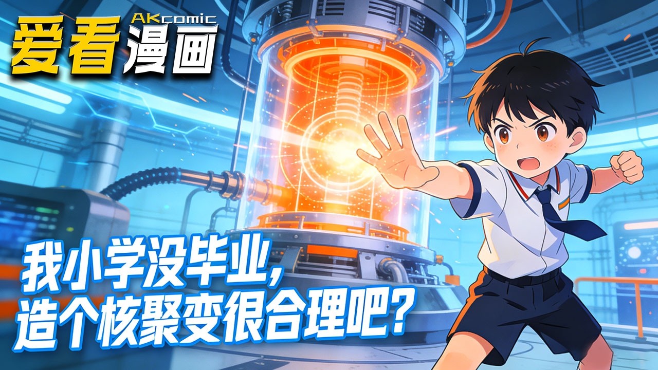 🔥【全新动漫来袭】《我小学没毕业，造个核聚变很合理吧？》 穿越成 8 岁少年，林凡用简陋工具造出核聚变，登《超级发明家》遭质疑，一次演示照亮科学边界！#动画 #anime #穿越 #漫剧 #爽文