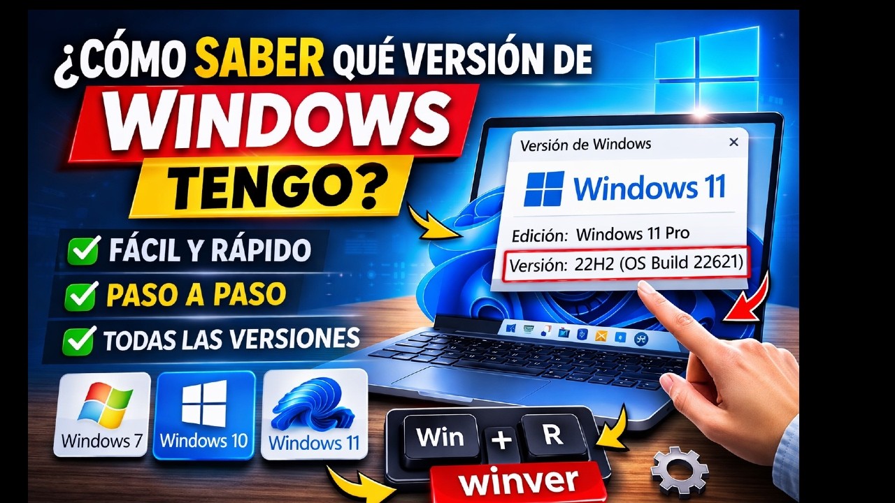 ¿Como saber la versión de windows?