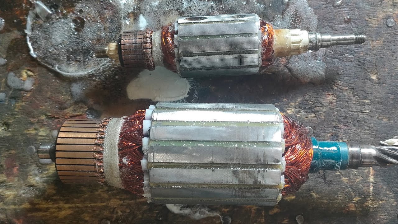 ryobi armature rewinding #rewinding #tutorial #youtube #powertoolsrepairing #drill #diy