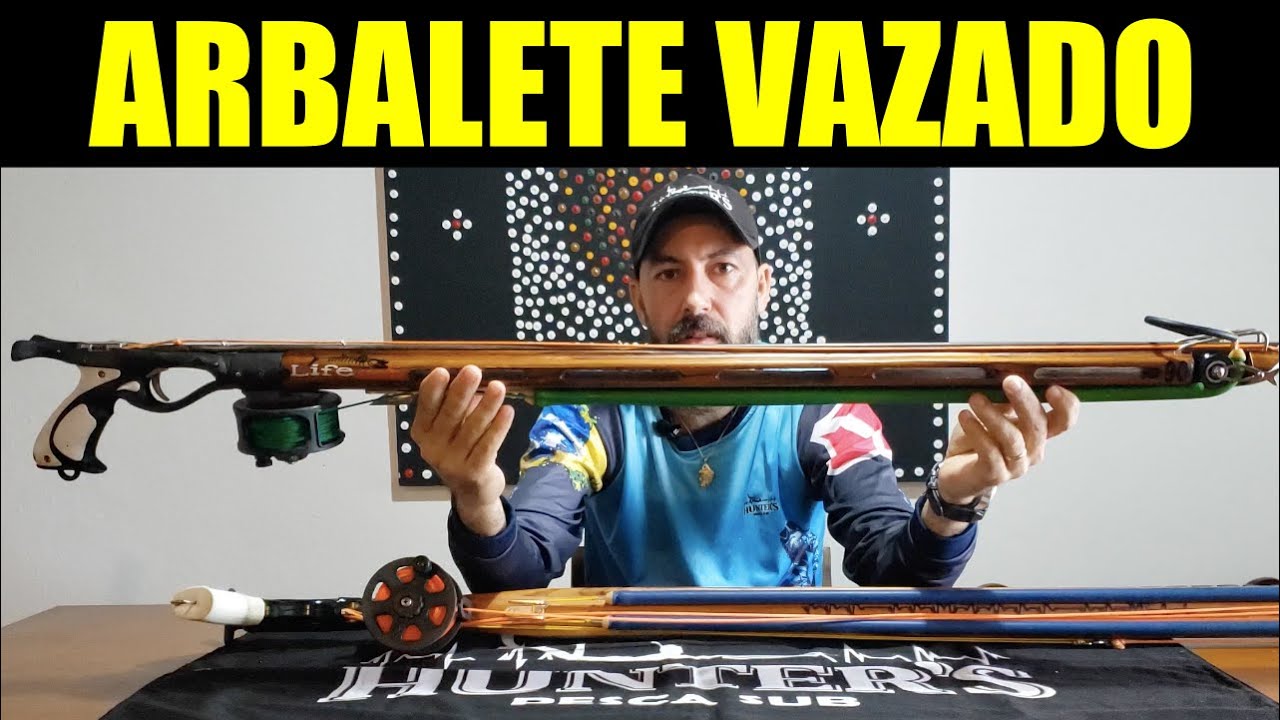Hunter's Pesca Sub - Porque eu uso este tipo de Arbalete (MADEIRA VAZADO)