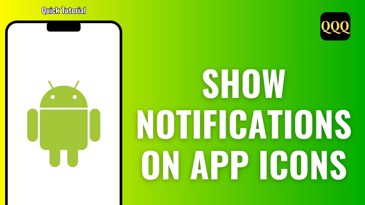 SHOW NOTIFICATIONS ON APP ICONS