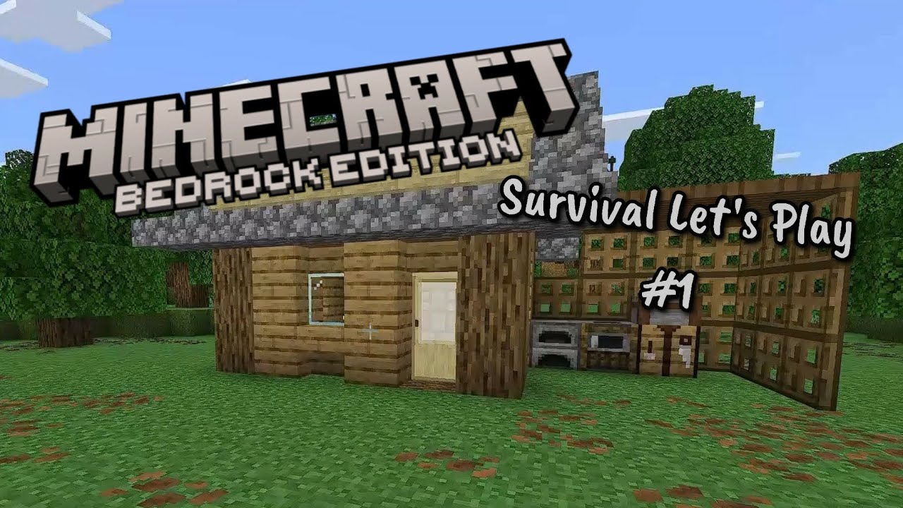 New Beginnings Lets Play Bedrock Minecraft # 1