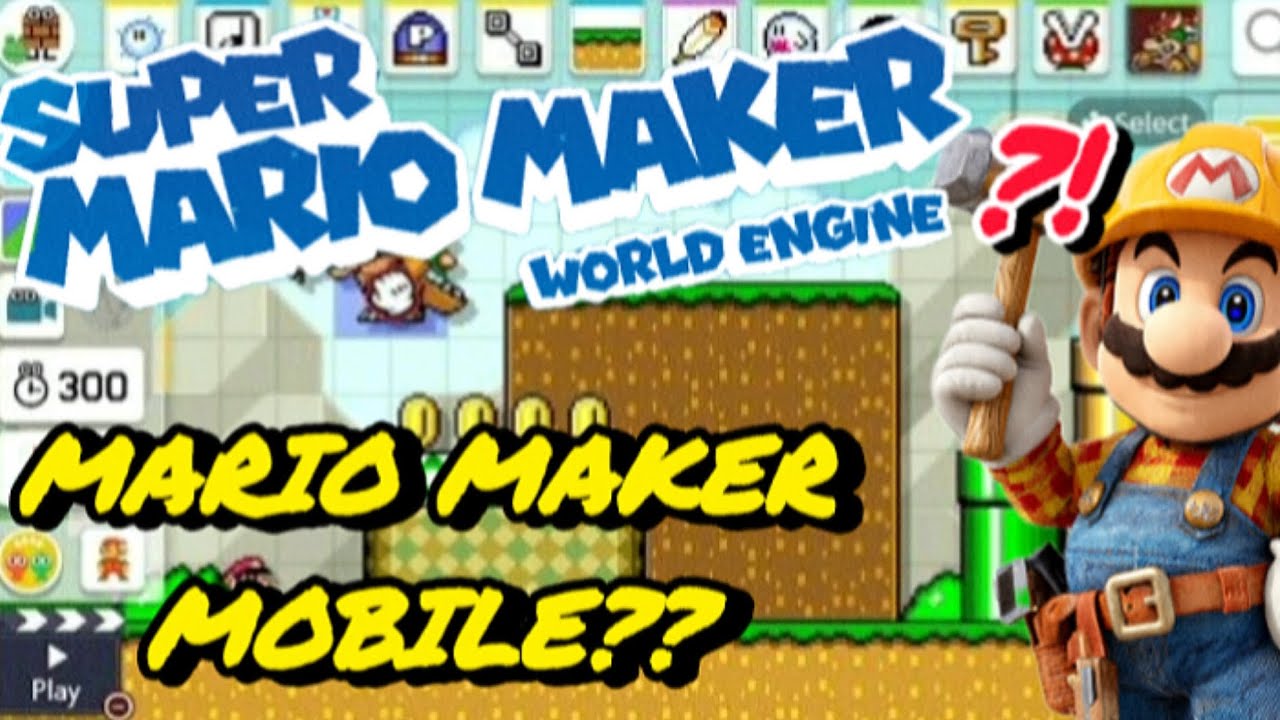 DO SWITCH PRO ANDROID!- Super Mario Maker: World Engine