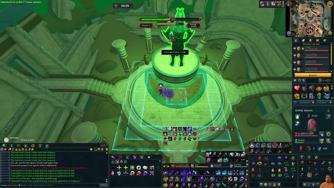 We finally defeated 2000% Amascut in RuneScape 3! 🔥