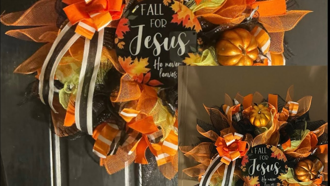 Autumn Wreath, 2 techniques, 1 roll