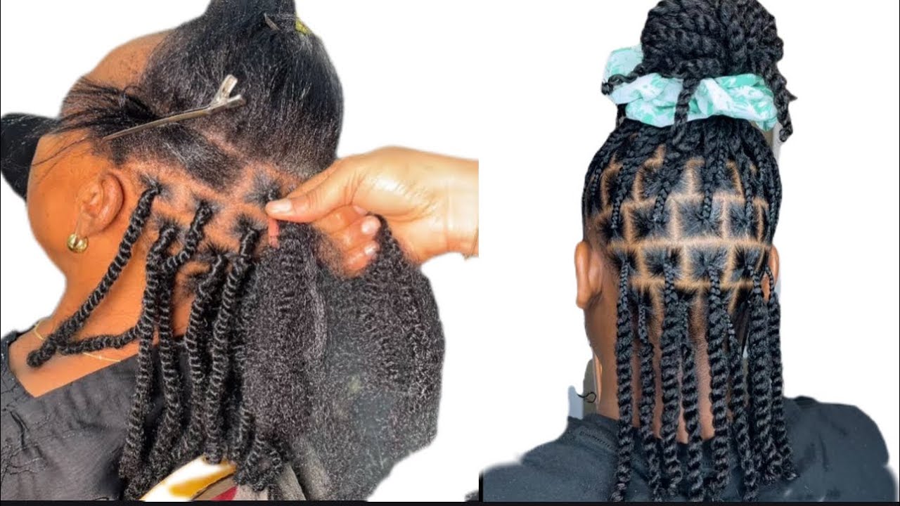 How To Marley Twist / How To Make Bouncing Kinky / kinky twist 3