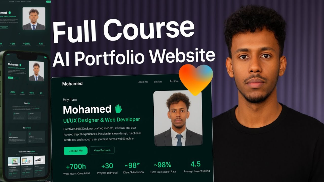 Sida Ai loogu Sameeyo  Portfolio Websites Step by Step 2026