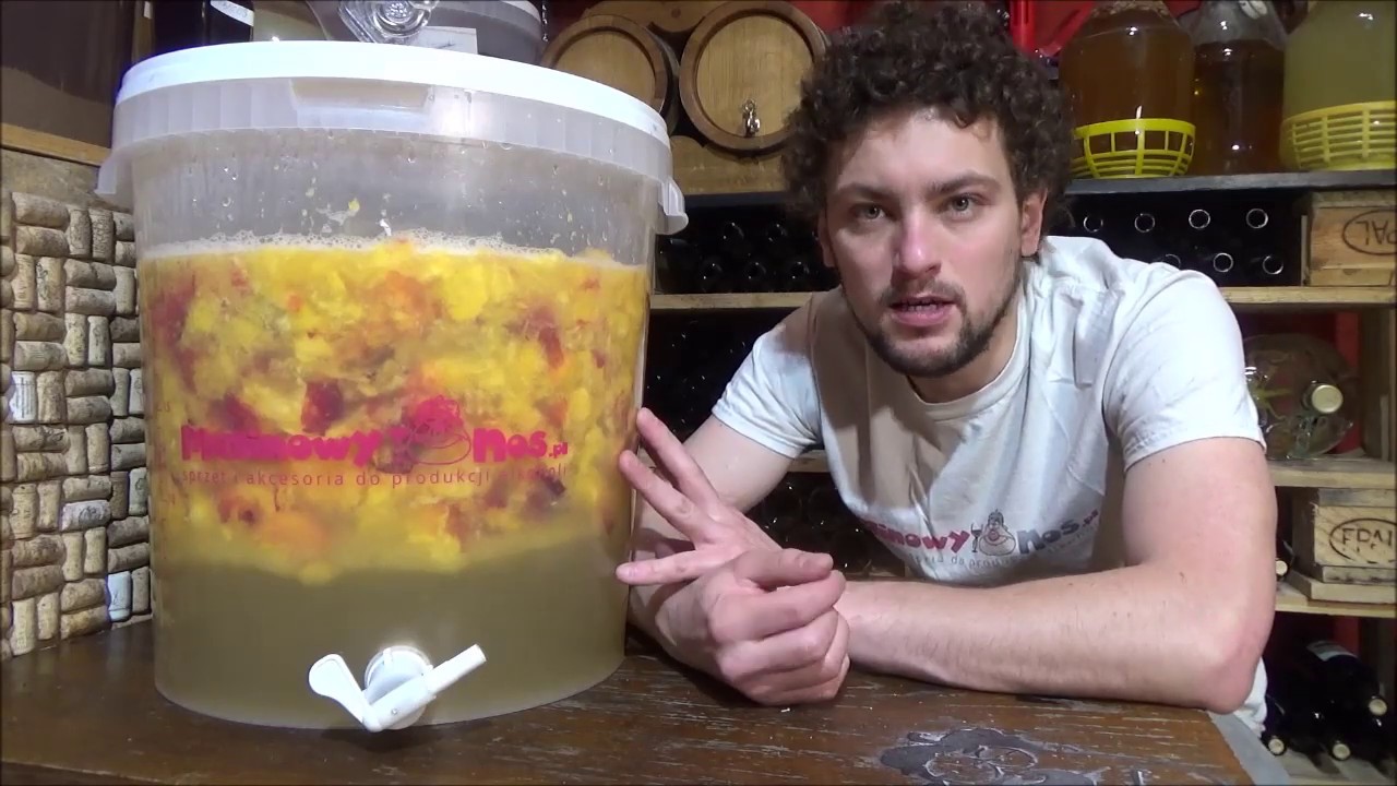 Przepis na wino brzoskwiniowe wg Malinowynos.pl część 1