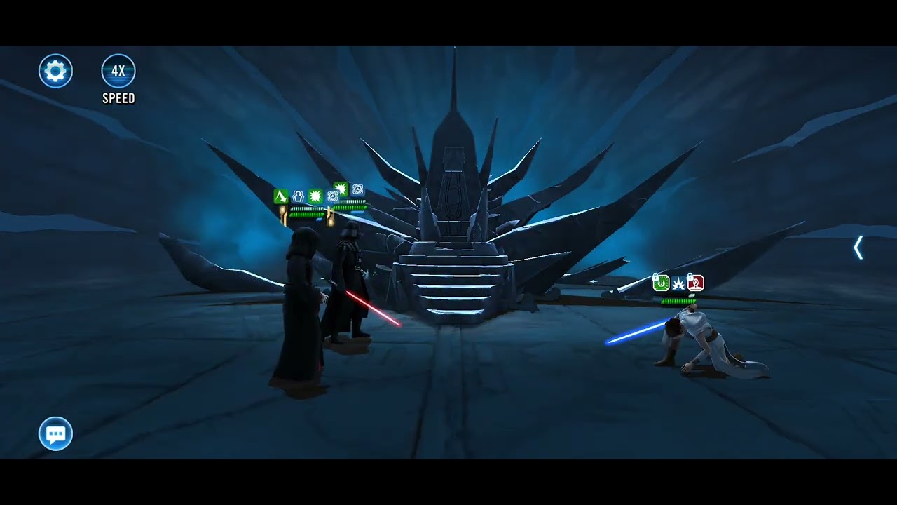 Sith Eternal Emperor Palpatine Tier 6 battle in Star Wars Galaxy of Heroes