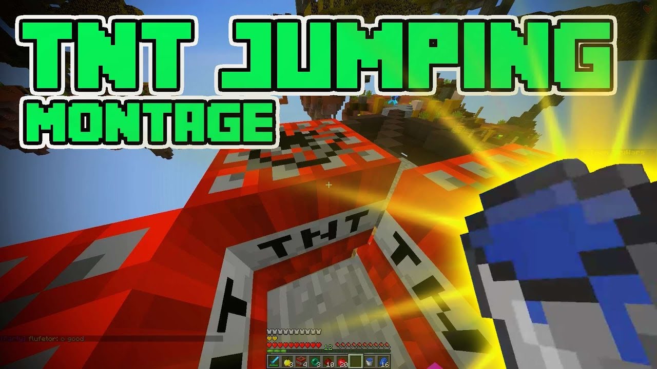 Skywars MLG TNT Jumping Montage